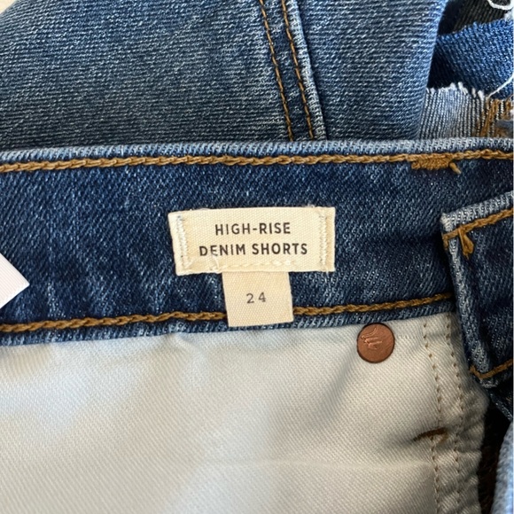 Madewell high rise denim shorts NWOT - Picture 9 of 11